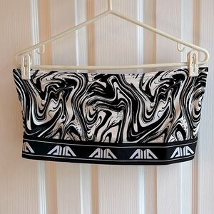 H&M Bandeau /Tube Top Divided by H&M classic  black and white NEW with tags.
